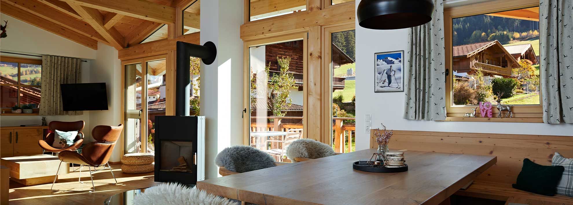 Chalet Matty im Alpbachtal - Alle unsere Zimmer sind Naturzimmer mit viel Holz zum Wohlfühlen und in modern-alpinem Design